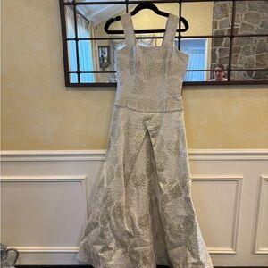 Donald Deal golden evening gown